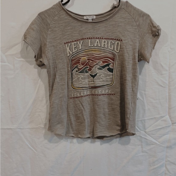 Grey graphic mini tee - Picture 1 of 2